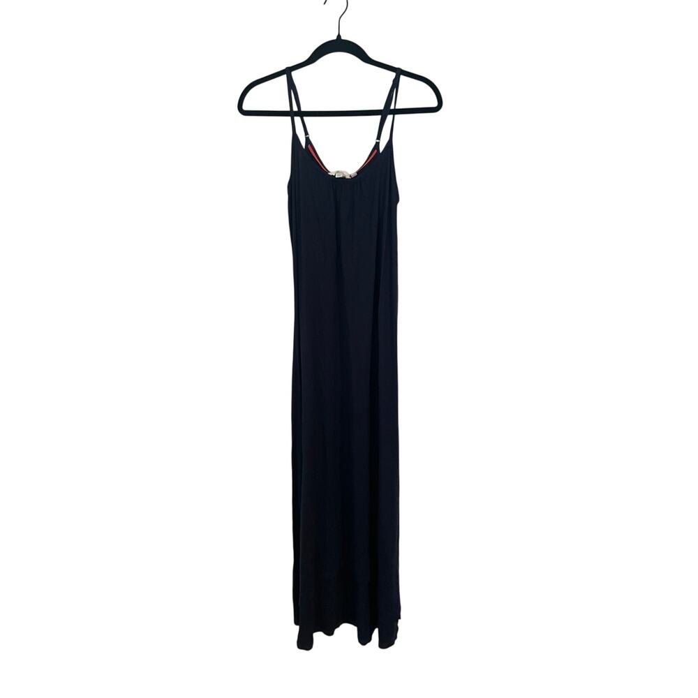 Boden Navy Maxi Dress Long Cami Slip Dress Adjustable Straps Minimal-size 8 long